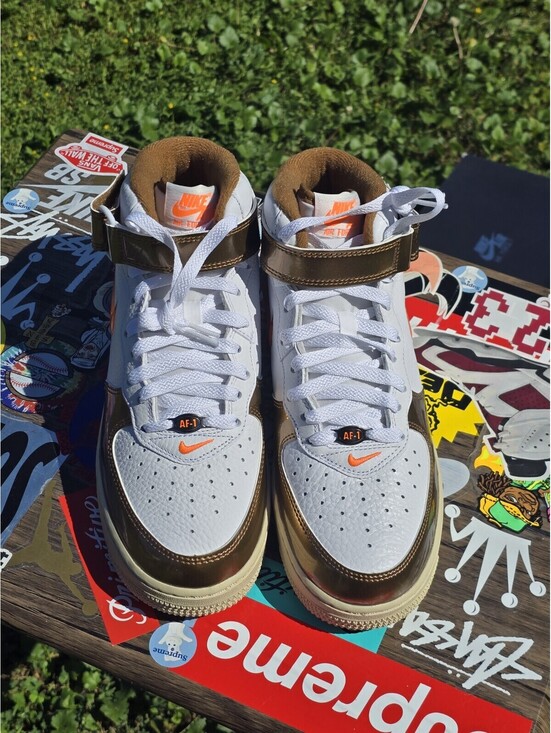 Size 7.5M -  Nike Air Force 1 Mid Ale Brown 2022 - DH5623-100